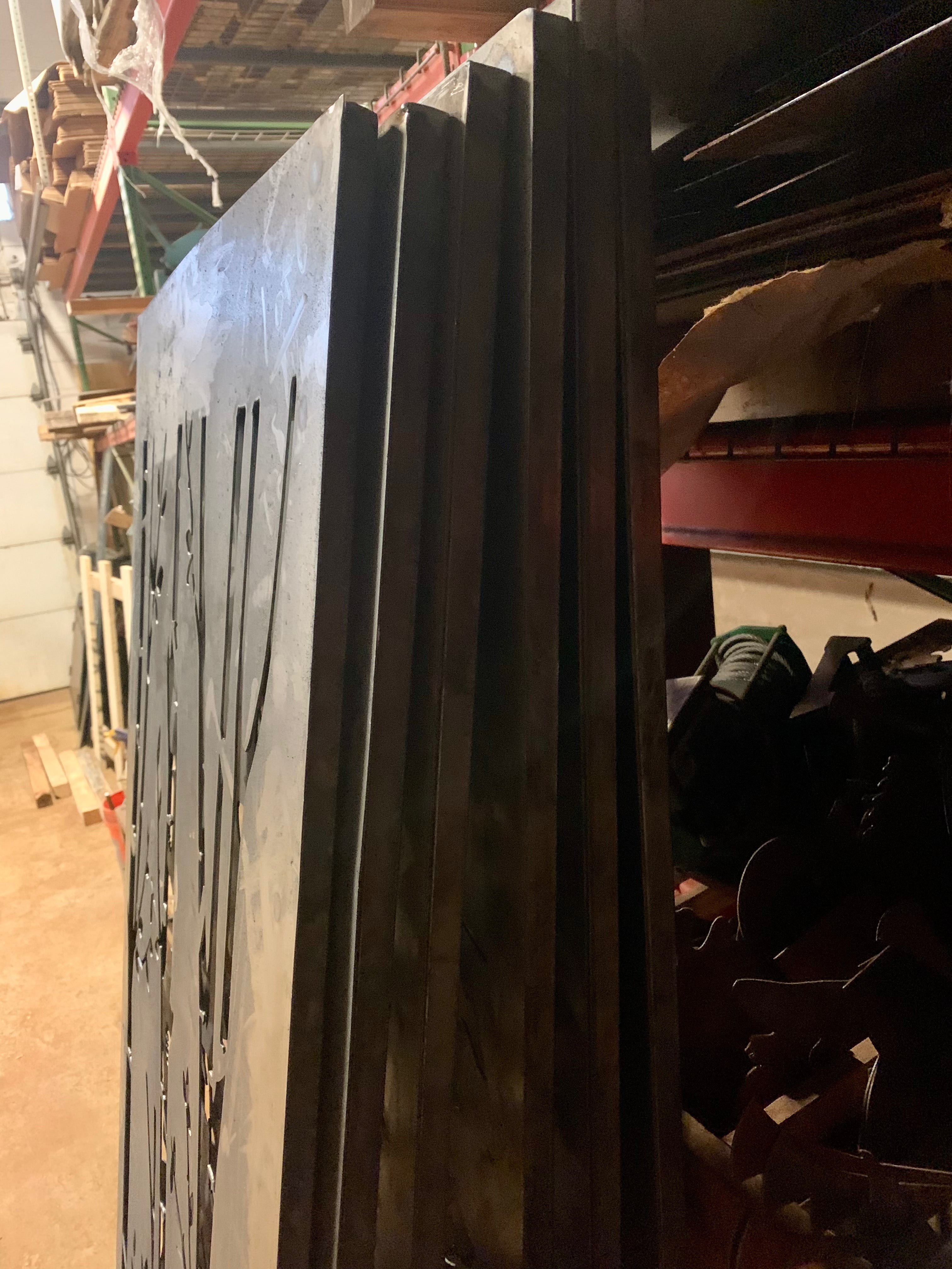 Outdoor Metal Privacy Fence Panels (60” & 72”) – Heavy-Duty Steel for Backyard & Patio